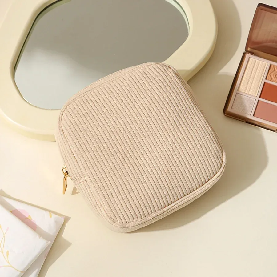 étui pour serviettes hygiéniques, maquillage à la mode, rouge à lèvres, mini pochette de rangement de cosmétiques pour femmes, sacs d'organisation de voyage, petite pochette 2025
