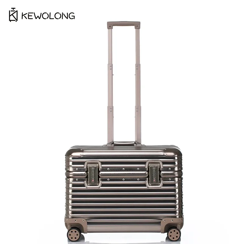 valise en aluminium à coins arrondis, bagage à main rigide à ouverture par le haut avec roulettes à 360 degrés °   roues pivotantes, chariot de photographie gearphotography