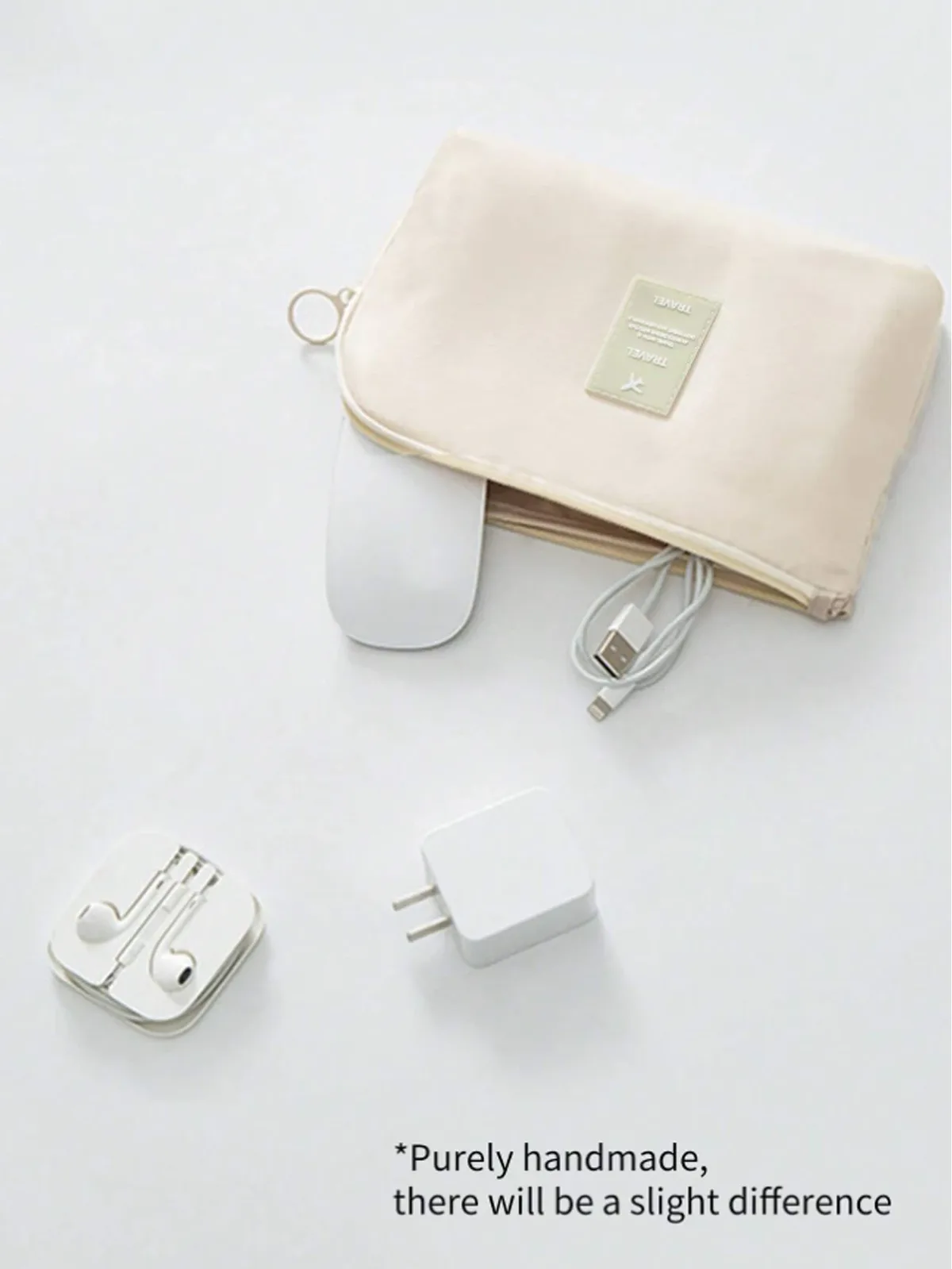 nouveau sac à cosmétiques simple, sac de rangement de câbles de données multifonctions portables, appareils numériques mobiles de voyage, organisateur d'écouteurs de ligne usb