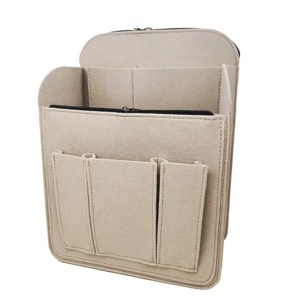 Organisateur de sac à dos en feutre, insert multi-couches et multi-poches, sac de rangement multifonctionnel de grande capacité pour l'extérieur