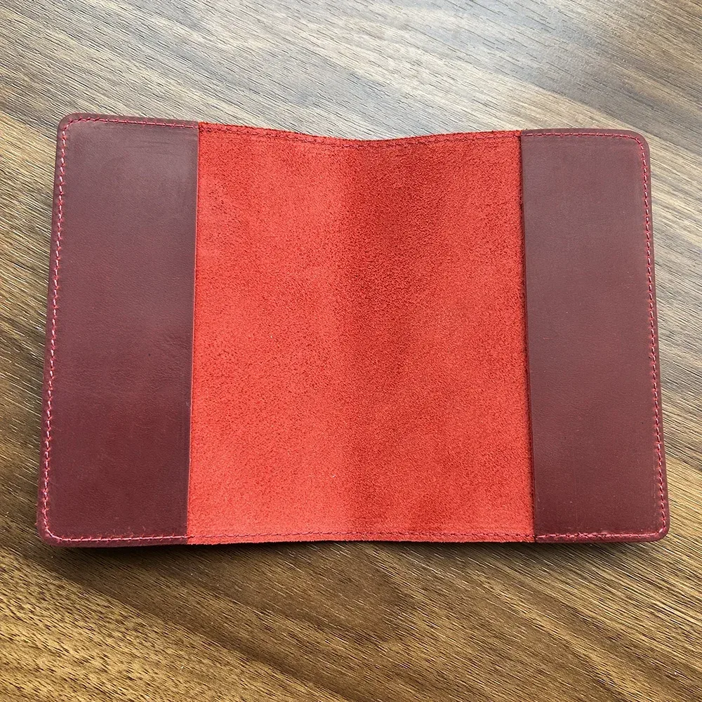 Couverture de passeport en cuir pour hommes, porte-passeport de voyage d'affaires, Pays-Bas