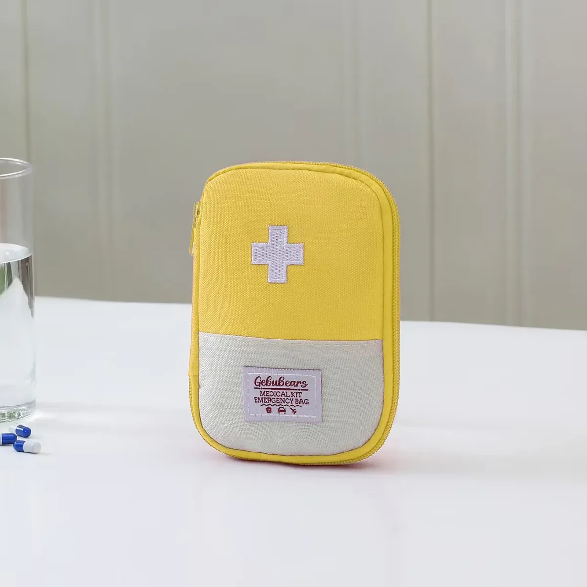sac médical de voyage portable, trousse d'urgence pour la maison et l'extérieur, sac à médicaments personnel en tissu oxford, sac de rangement pour les voyages d'affaires