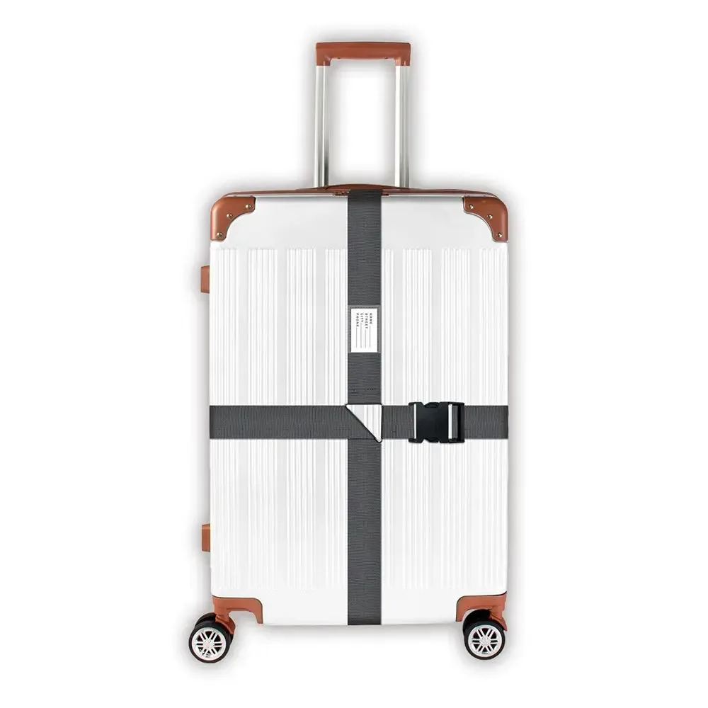 sangle de bagage réglable, ceinture croisée, accessoires de voyage, sangle de valise, arc-en-ciel, environnement d'emballage de bagages