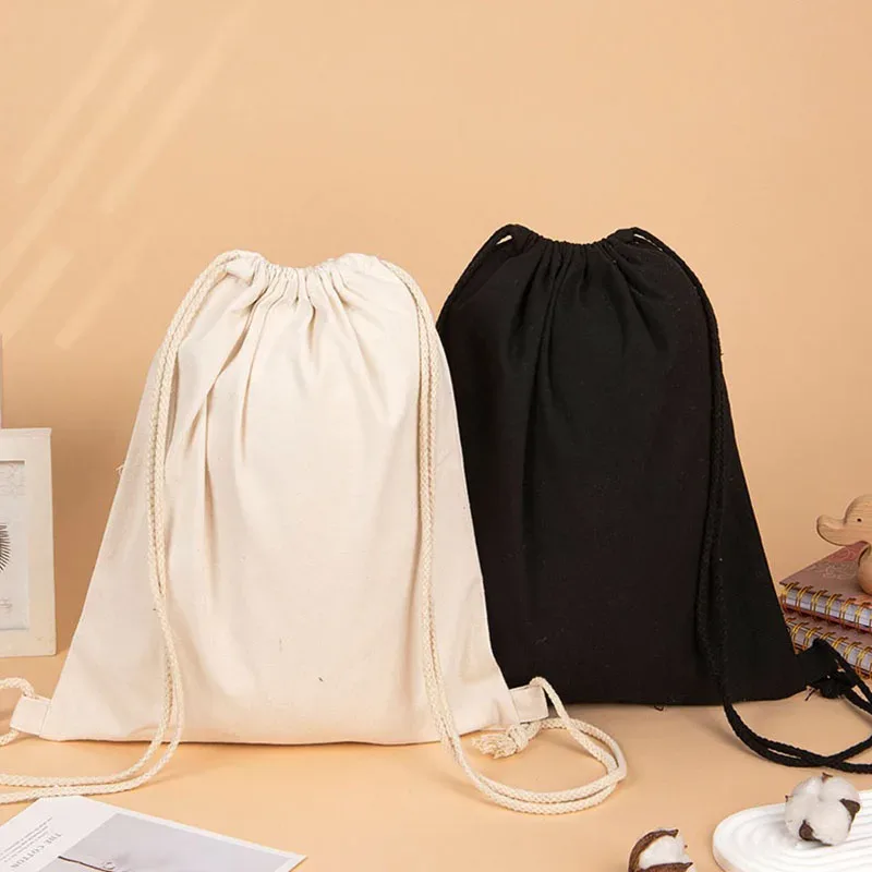 nouveau sac fourre-tout en toile avec cordon de serrage, pochette en tissu anti-douleur, cordon de serrage lsd05