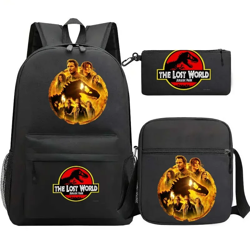 sacs à dos jurassic world park, sac à dos pour étudiants du premier cycle du secondaire, sac à dos de grande capacité pour adolescents, sac à dos de voyage décontracté pour ordinateur portable, mochilas