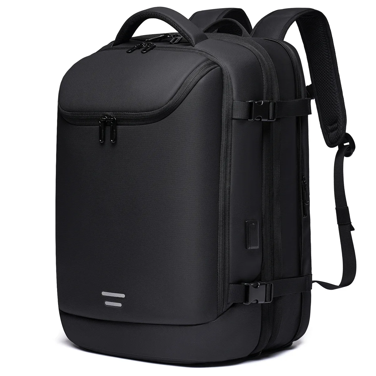 sac à dos extensible tangcool 36l-50l, imperméable, en oxford, pour ordinateur portable 17,3 pouces, voyage d'affaires, approuvé pour les vols