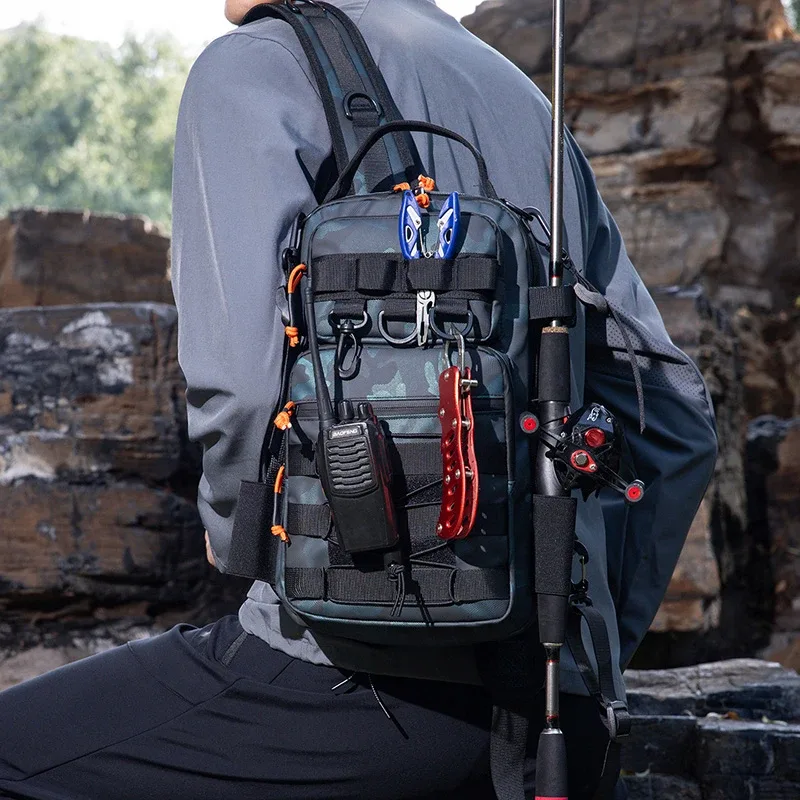 sac à dos pour matériel de pêche avec support pour canne à pêche, sac de haute qualité pour l'alpinisme, sacs tactiques d'extérieur, sac de trekking imperméable