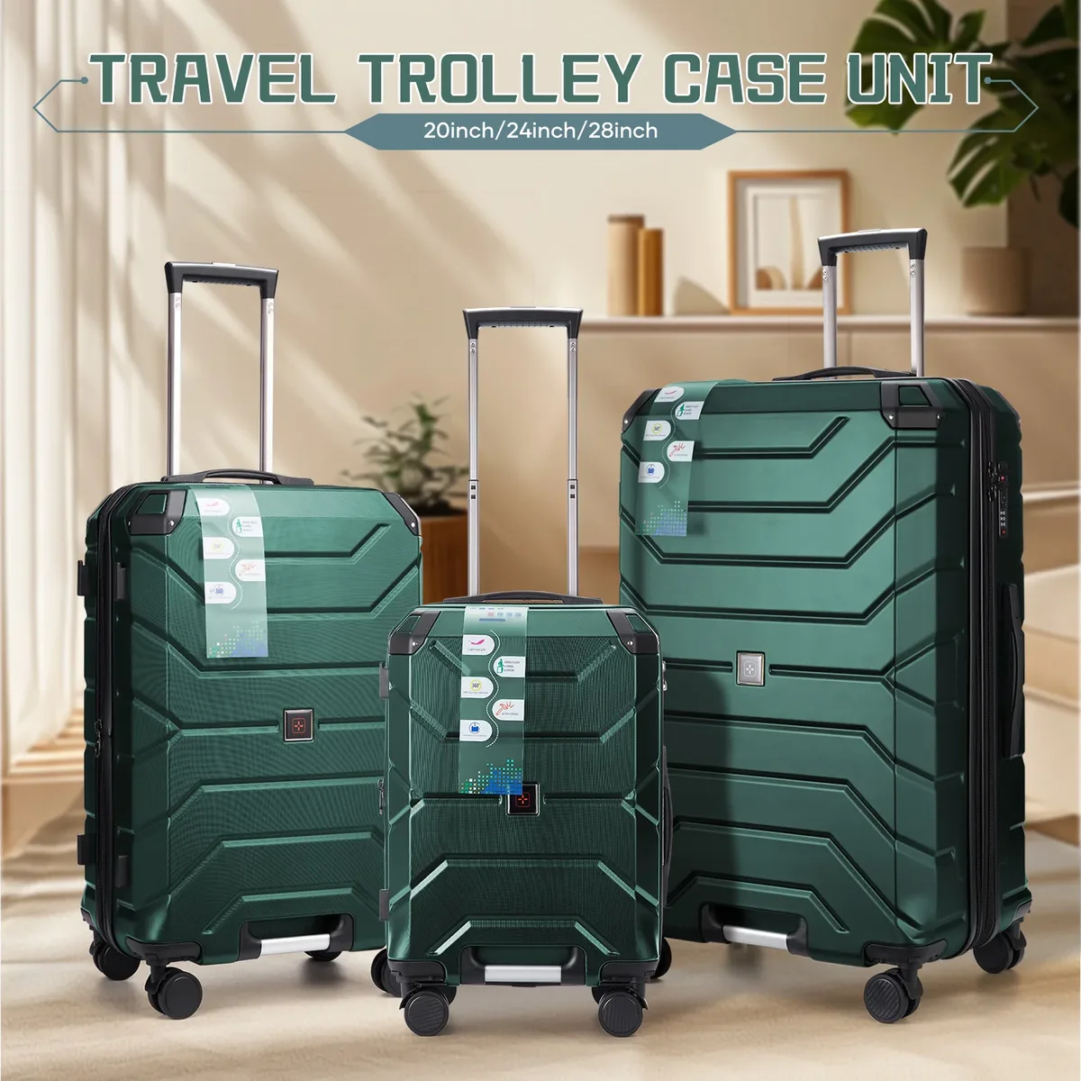bagage multifonctionnel de grande capacité, valise de voyage, porte-bagages, valise d'embarquement robuste et durable, étudiants et entreprises