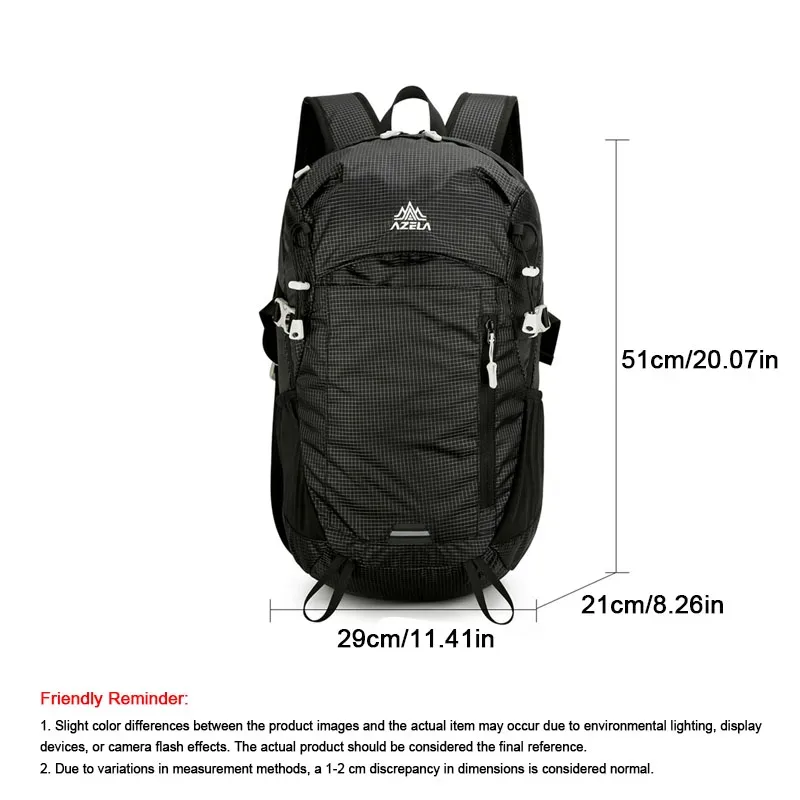sac à dos de sport de plein air grande capacité pour la randonnée et la course sur sentier, sac d'hydratation multifonctionnel pour le cyclisme, léger en nylon
