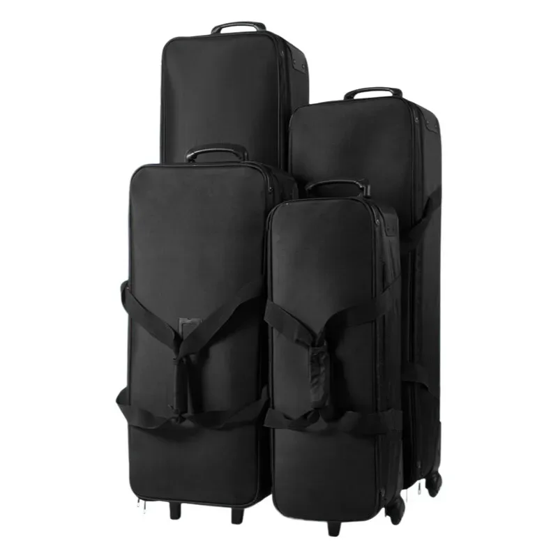 mallette de photographie de studio professionnel |   chariot roulant robuste pour lumières et équipements, rangement extérieur de grande capacité