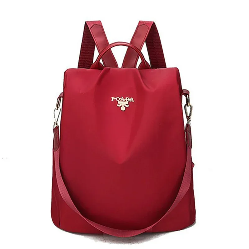 sac à dos en tissu oxford pour femmes, motif circulaire coloré, imperméable, antivol, sacs à dos polyvalents pour voyage/école/usage quotidien