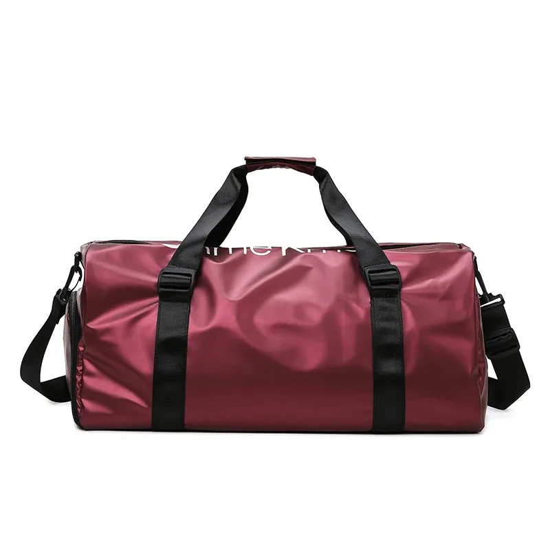sac de voyage à bandoulière grande capacité pour hommes et femmes avec pochette pour trolley, compartiment sec/humide séparé, sac de sport, de gym, de natation, sac de voyage portable