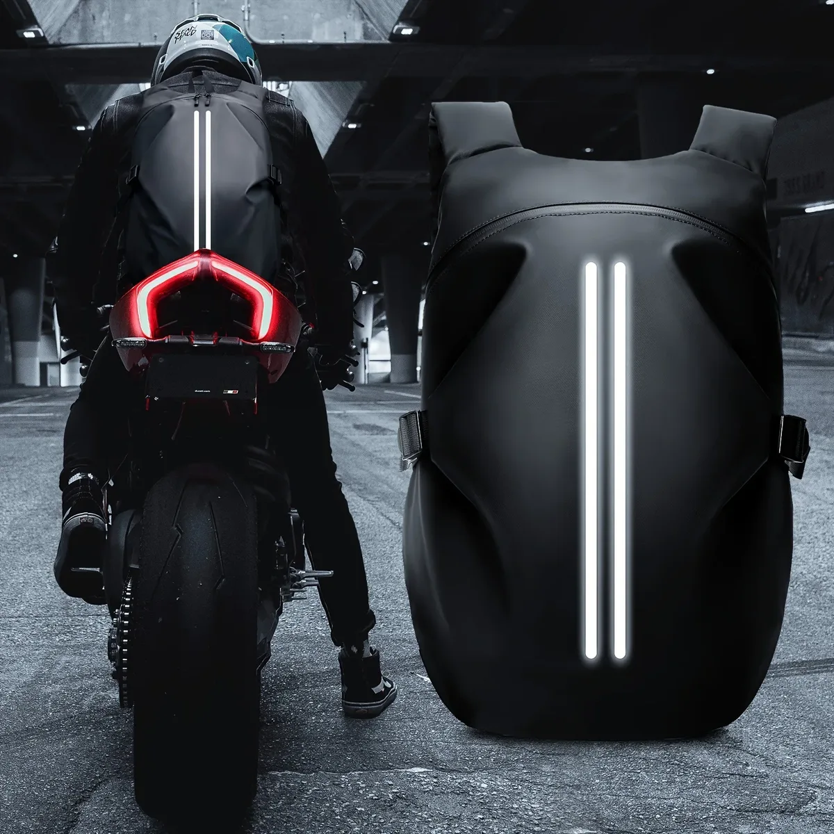 sac à dos pour motard, imperméable, sac de voyage, grande capacité, sac à dos de moto pour homme, sac à dos de moto pour casque