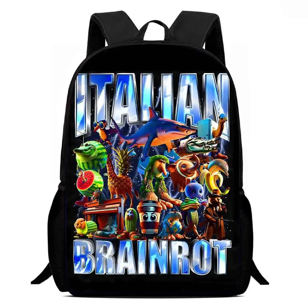 sac à dos pour enfants de vente chaude, sac à dos d'école primaire de dessin animé tung tung sahur ettralala, sacs à dos