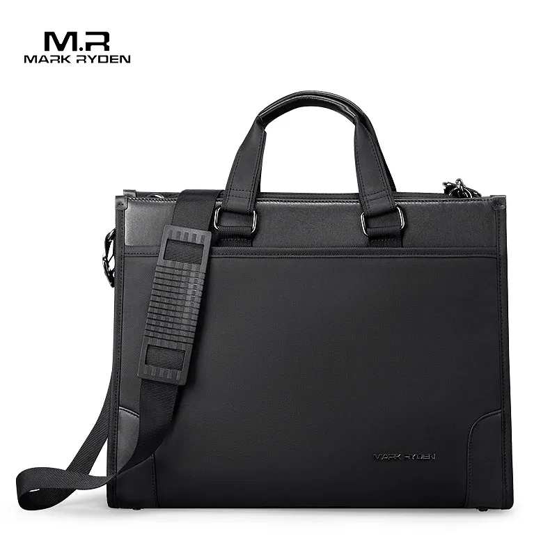 mark ryden sleek business briefcase sac pour ordinateur portable de 15,6 pouces résistant à l'eau avec fermeture éclair ykk
