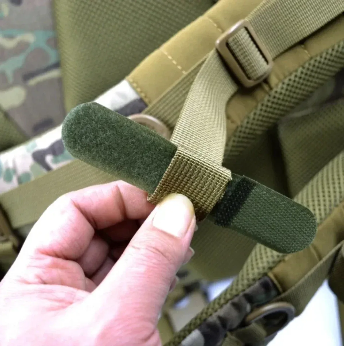 sangles d'attache de câble en nylon réutilisables, avec attache à boucle à crochet, pour organisateur de sac à dos, poignée de cordon, boucle d'emballage, fixation de sangle