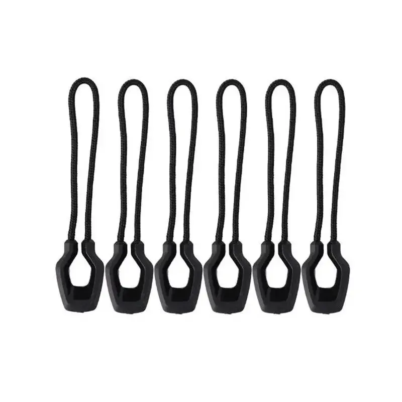 extracteurs de fermeture éclair lumineux, extension de fermeture éclair pratique pour sac à dos, veste, accessoire de fermeture éclair pour tente, outil de tête coulissante, 6/12 pièces