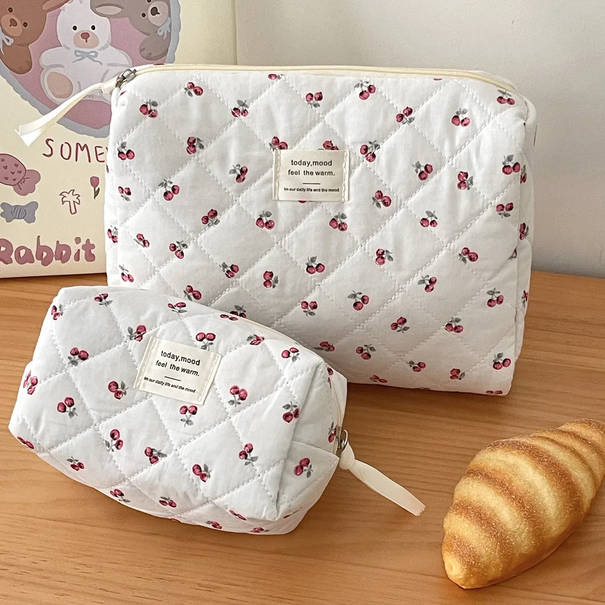 Sacs à cosmétiques décontractés pour femmes, sac de rangement de toilette portable pour dames, grande capacité, étui à crayons doux pour femmes, sacs à main d'embrayage, voyage