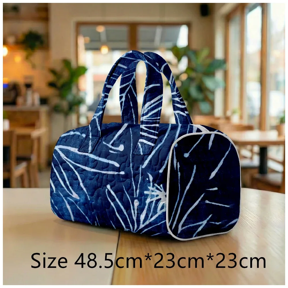 sac fourre-tout matelassé tendance pour femme, imprimé tie-dye aquarelle, sac à bandoulière bohème chic pour la plage, les voyages, la gym, le camping, bagage à main