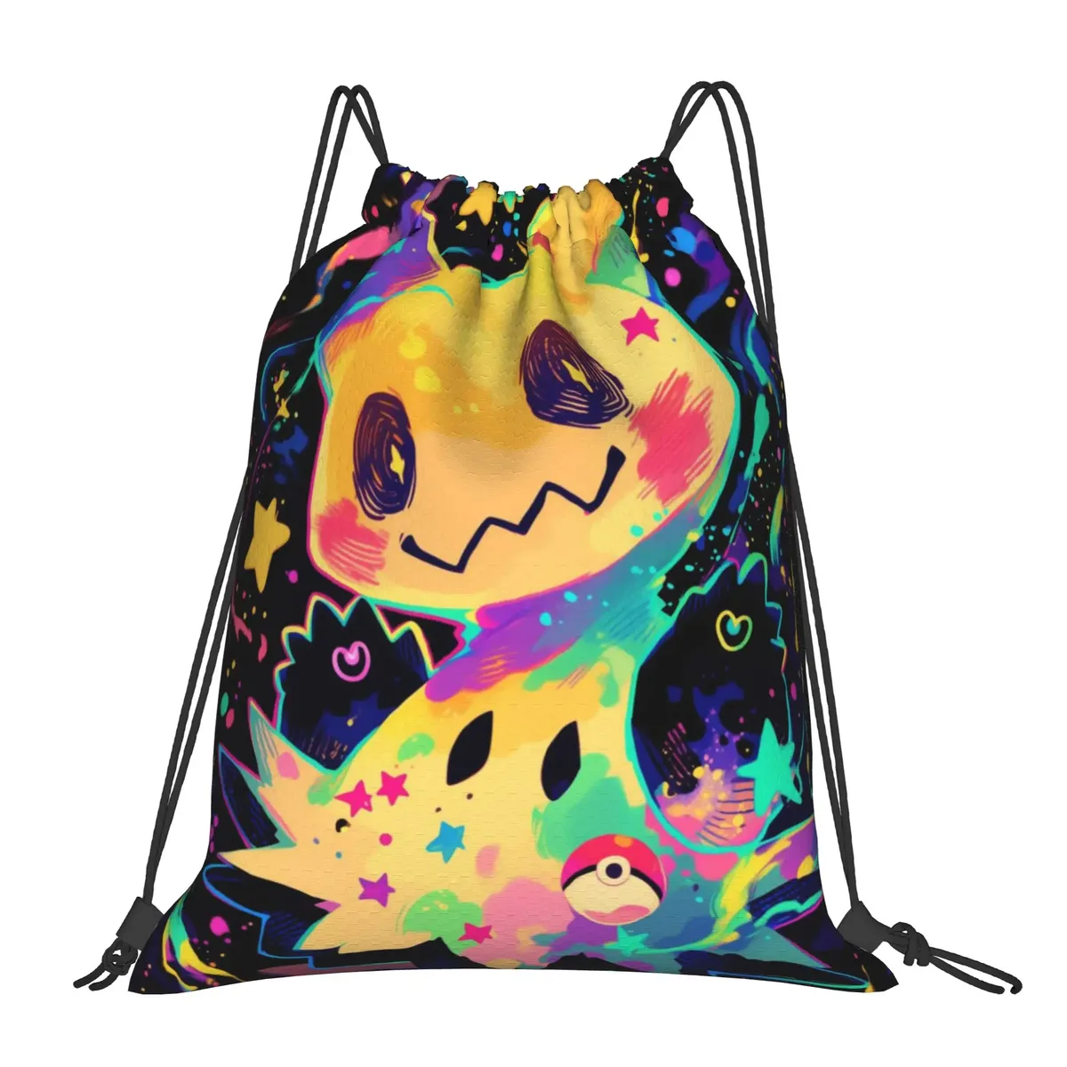 pochette de voyage pokemon charizard kawaii, sacs à cordon, sacs de rangement pour chaussures et vêtements, sac à dos portable multifonction pour adolescents