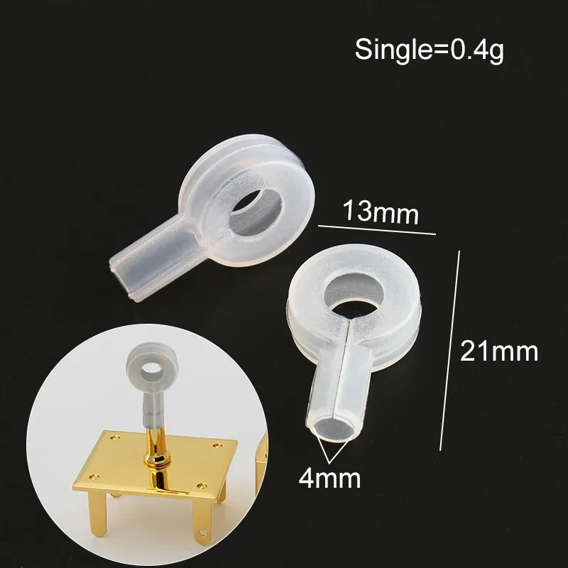 sac à bandoulière transparent anti-usure, sac initié au portefeuille, protecteur de goujon astronomique, blanc, rivet de goujon, serrure, étui en silicone, 20 pièces