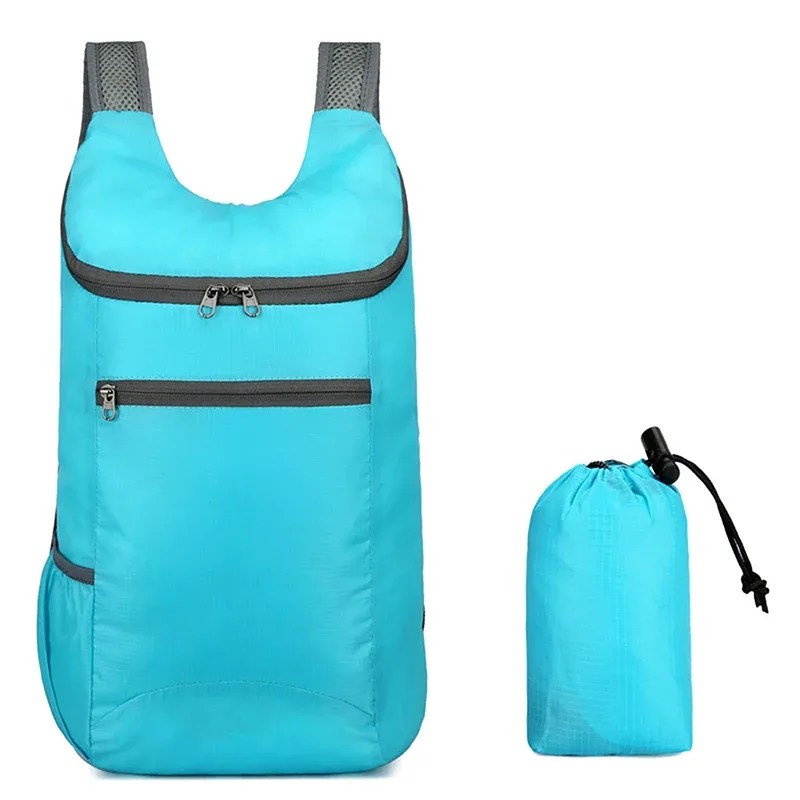 sac à dos pliable étanche pour hommes et femmes, sac de jour de voyage, sac de sport de loisirs, sac de camping portable, sac de randonnée, sac de plein air, grande capacité, unisexe