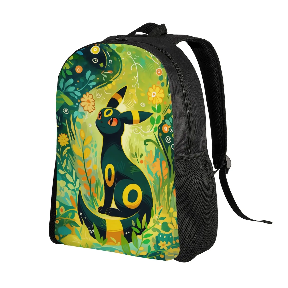 sacs à dos tendance, sac à dos pokemon, sac à dos de jour eevee eeveelution, mochila, sac à dos rétro lavable pour le travail et le bureau
