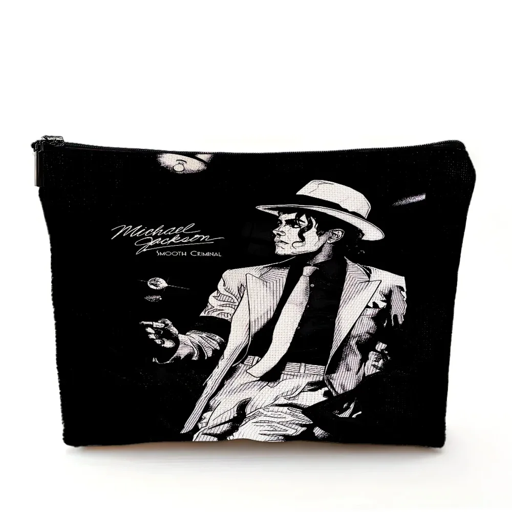 sac à cosmétiques michael jackson, sacs de maquillage double imprimé super star, sac à main de mariage pour femmes, organisateur de voyage pour dames, portefeuille pour enfant
