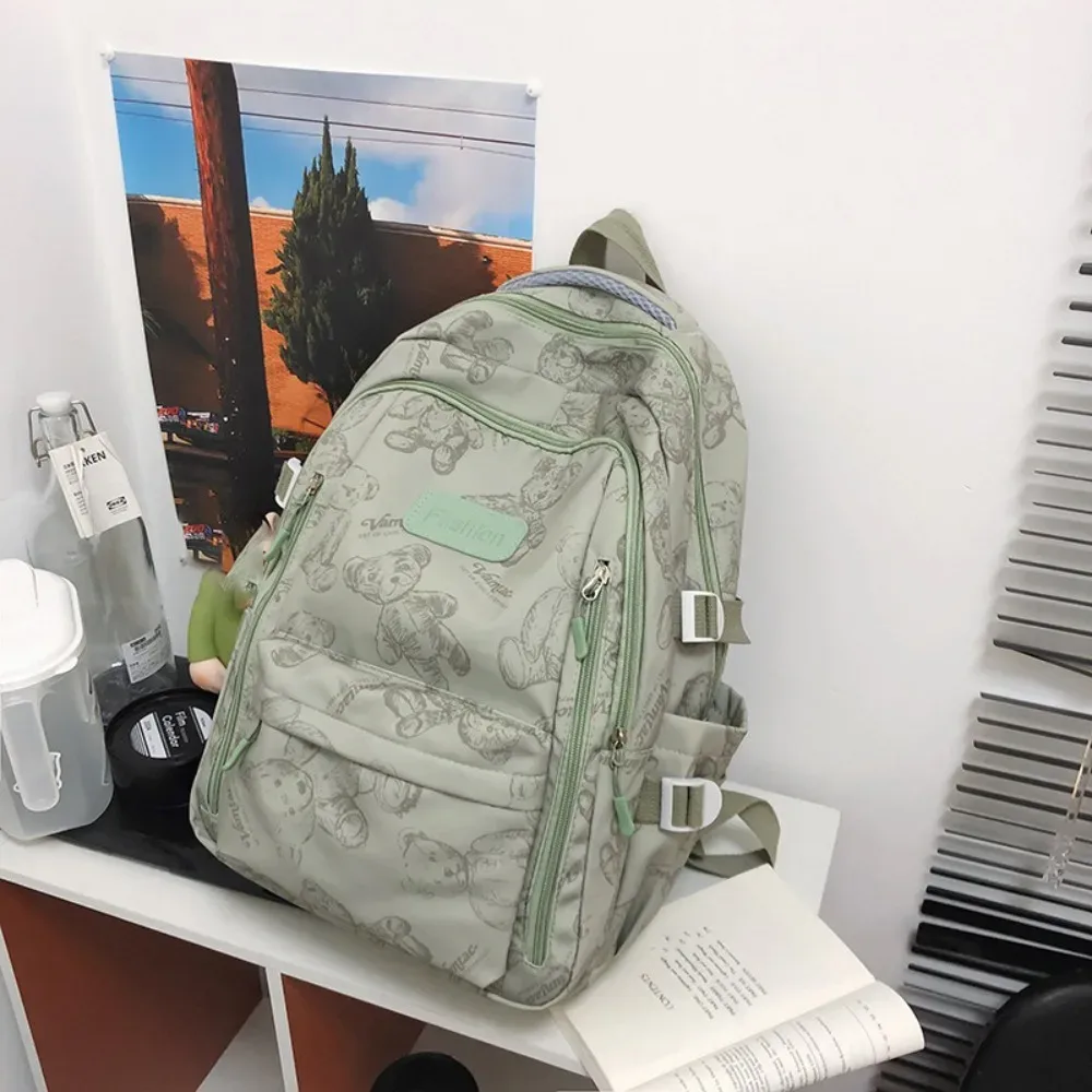 sac à dos mignon de grande capacité en nylon ultra-léger pour étudiants