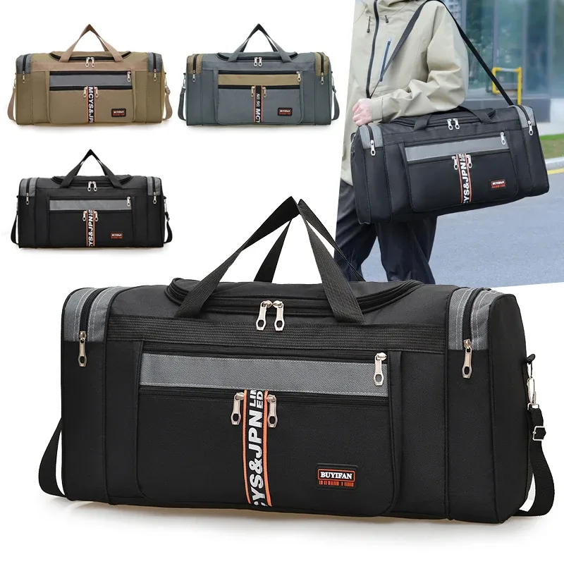 Sac de sport pliable à bandoulière, sac de voyage