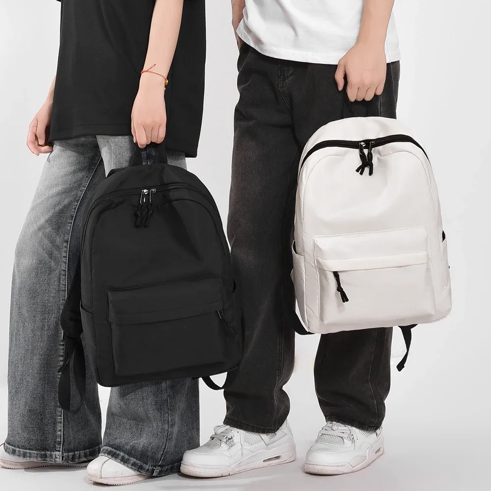 sac à dos de voyage simple de style japonais pour hommes et femmes, sac à bandoulière de loisirs de grande capacité, sac d'école durable pour étudiants