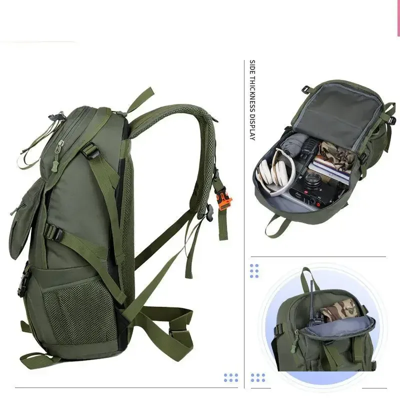 sac à dos de sport de plein air étanche ultra léger pour homme, sac d'alpinisme de randonnée, grande capacité, 50l, nouveau