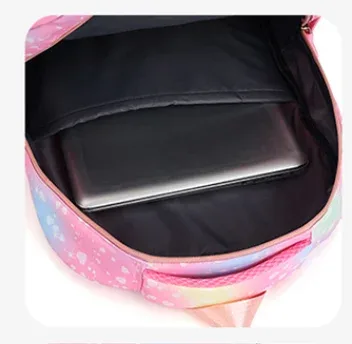 lot de 3 sacs à dos kpop demon hunters, cartable de dessin animé pour adolescents, sac d'étudiant, sacoche pour ordinateur portable et livres, sac de voyage, mochilas