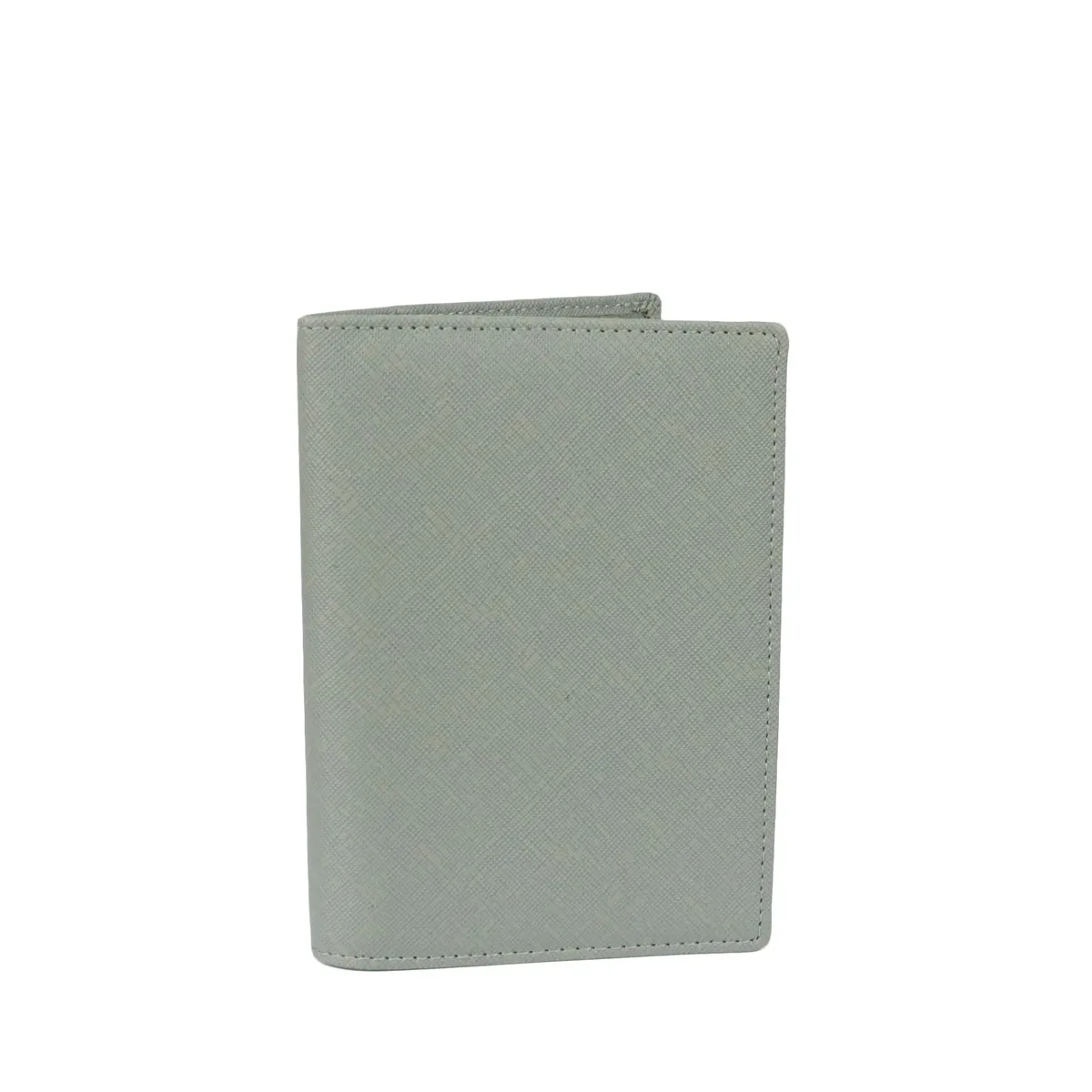 saffiano-couverture de passeport en cuir pu avec nom personnalisé, étiquettes à bagages, porte-passeport, étiquette de valise de voyage, accessoires d'embarquement