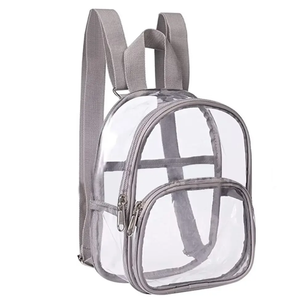 sac à dos en pvc transparent pour femmes, sac à dos de voyage, sacs d'école pour étudiants, petits sacs à main, mini sac à dos décontracté, nouvelle mode d'été