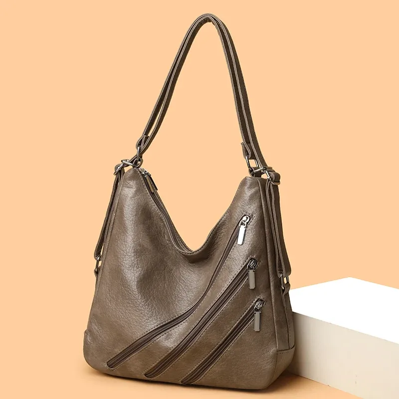 sac à dos en cuir pu de haute qualité pour femmes, sac à dos de grande capacité pour les déplacements, les voyages, l'école, sacs à bandoulière pour femmes