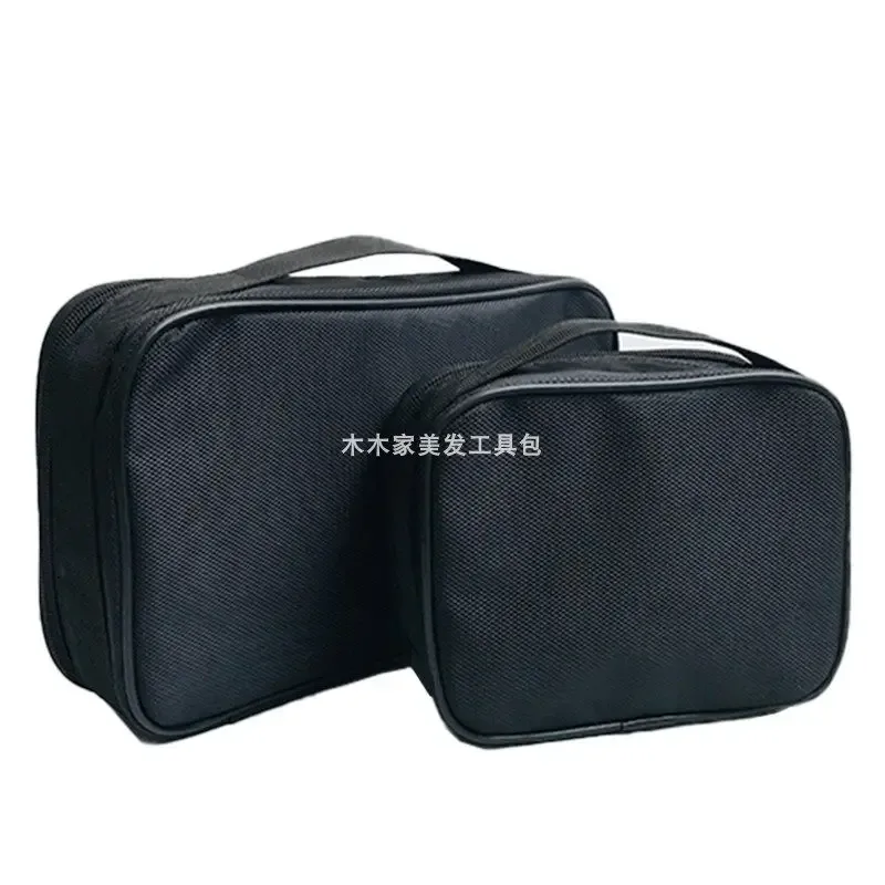 sac de voyage à grande capacité pour maquillage, organiseur de cosmétiques transparent en pvc pour articles de toilette et outils de coiffure, étui de transport portable