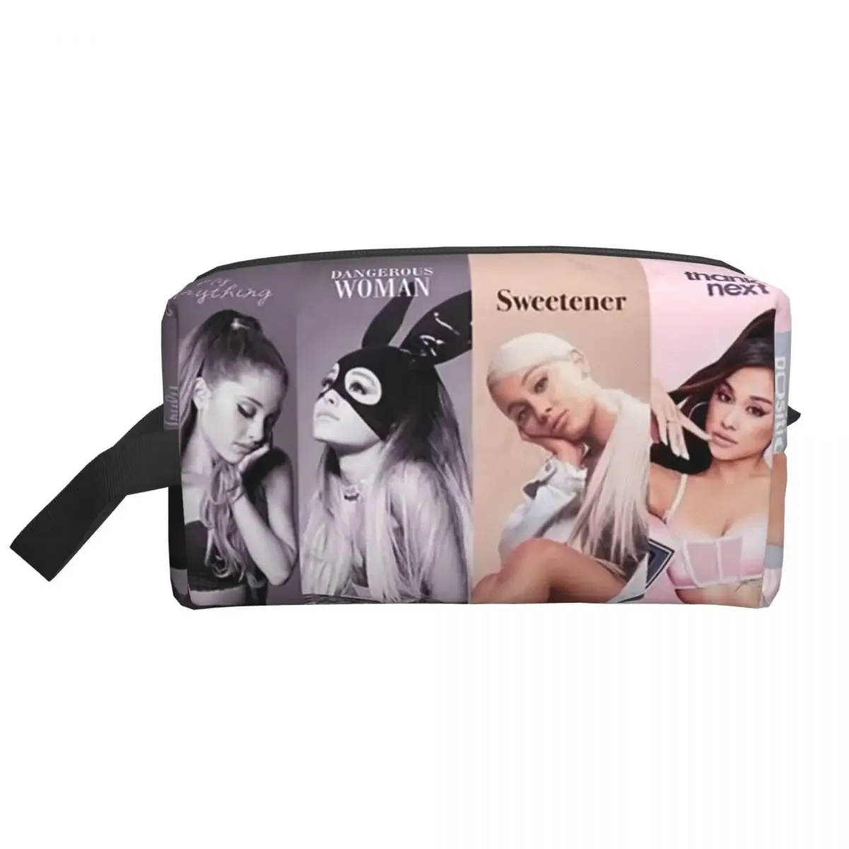 trousse de maquillage ariana grande, organiseur de cosmétiques, trousse de toilette, trousse de beauté pour femmes, trousse de voyage, trousse à crayons