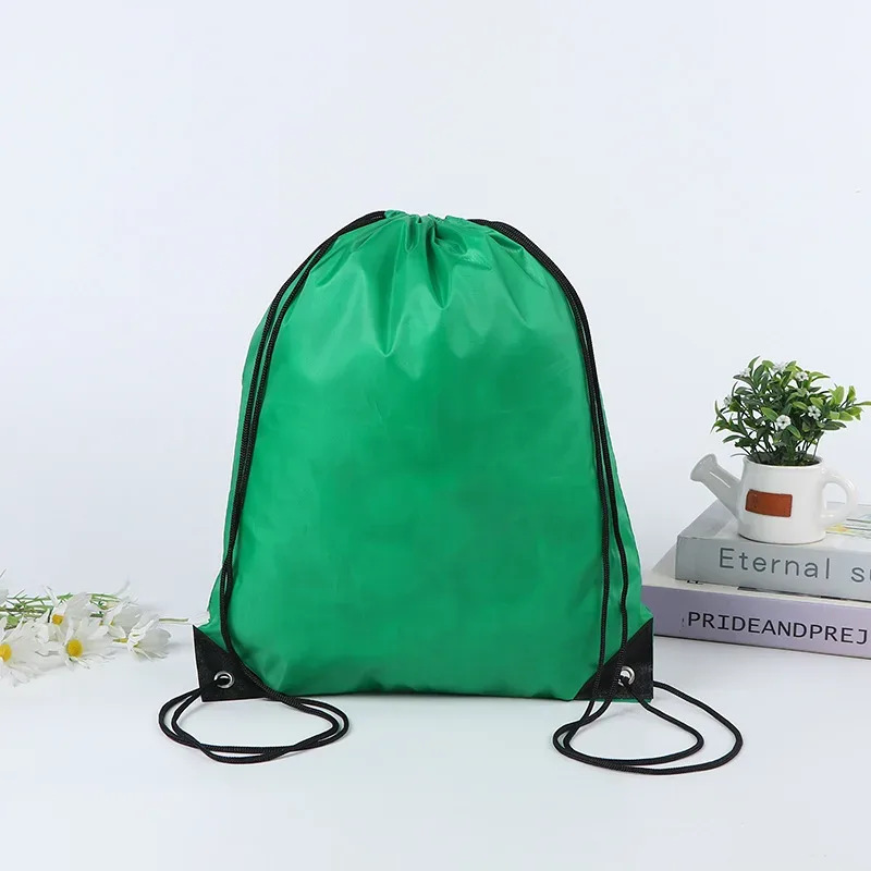 sac à dos en polyester, sac de marathon, sac à cordon, sac de natation en plein air, plusieurs couleurs disponibles
