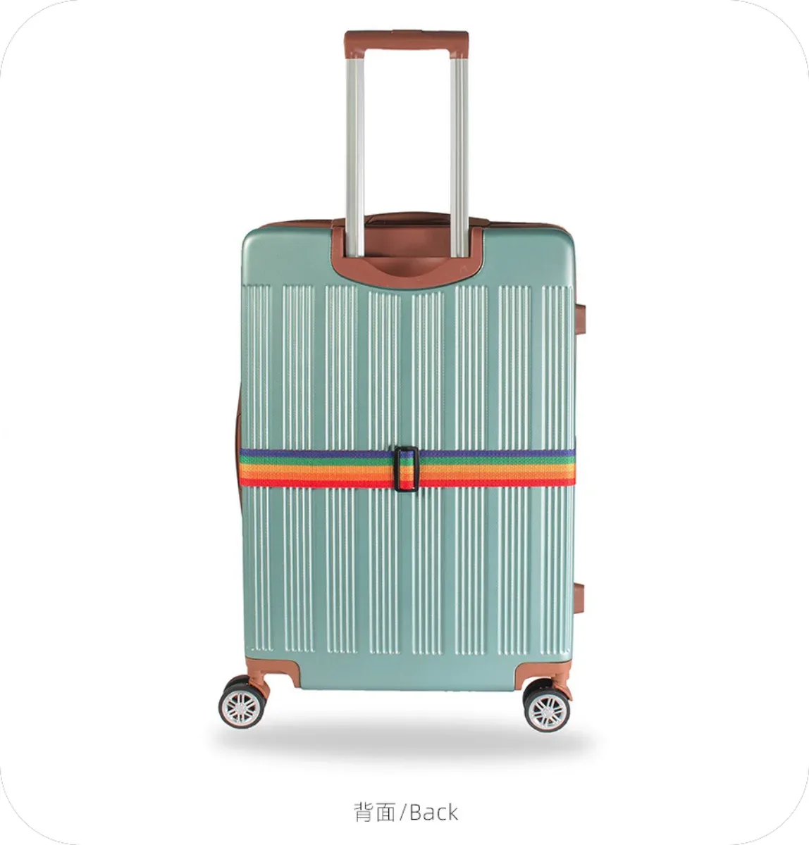 sangle de bagage réglable de 200cm, 1 pièce/2 pièces, accessoires essentiels de voyage, fournitures de valise, sangles de ceinture fixes pour valise de 20 à 34 pouces