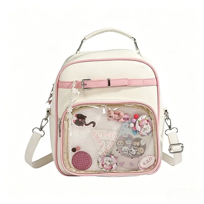nouveau sac à dos décontracté pour femme, style preppy, sac à bandoulière unique, design original niche, sac ulzzang ita pour fille 2026