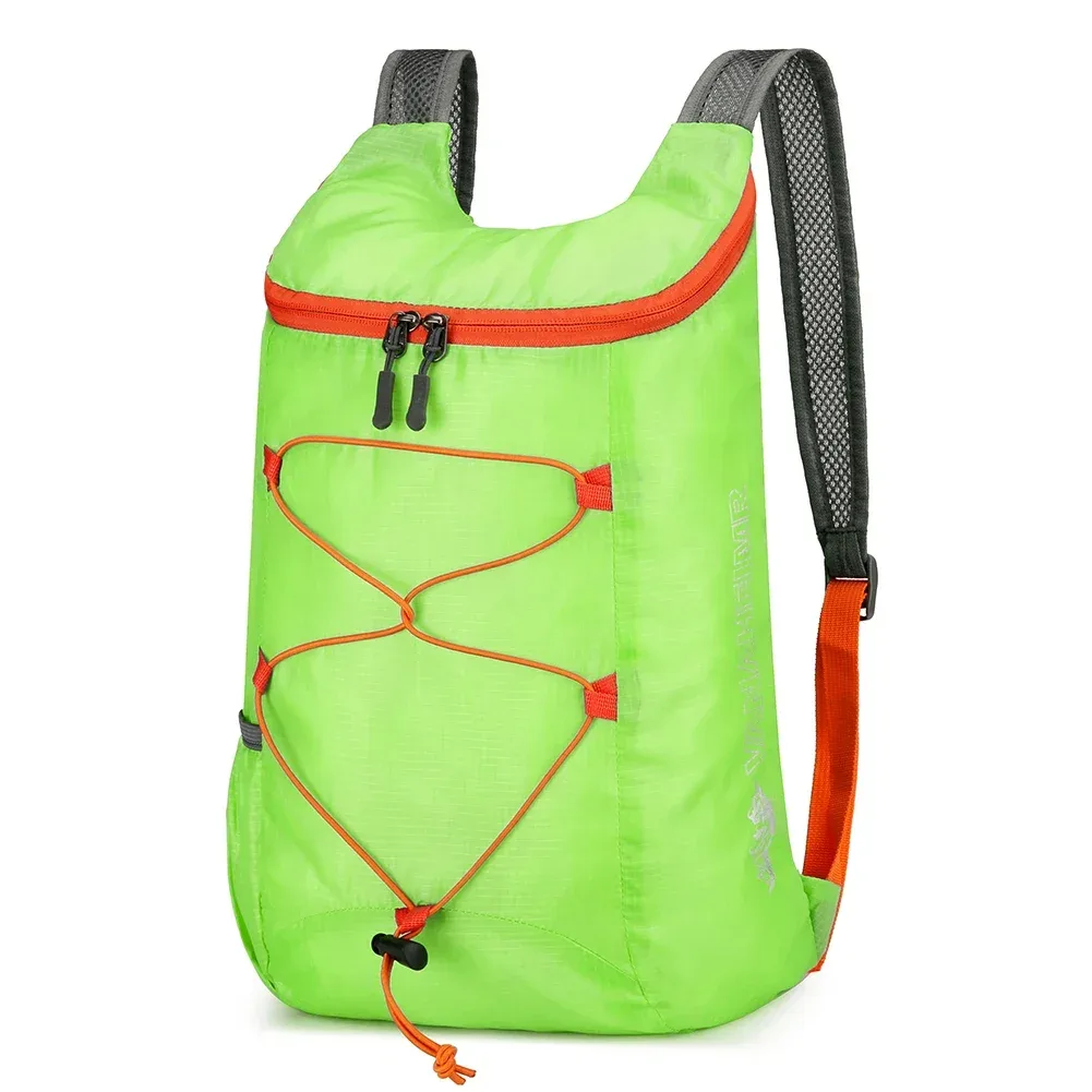 sac à dos portable pliable 10l, résistant aux éclaboussures, sac d'alpinisme pliable, sac de jour de voyage ultraléger, sac de sport pour hommes et femmes