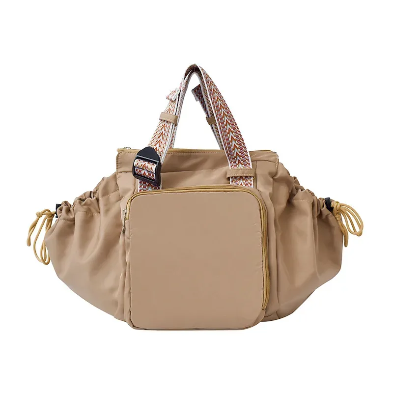 sac à dos imperméable résistant à l'usure, avec poches latérales à cordon de serrage, compartiment de rangement, sac d'extérieur