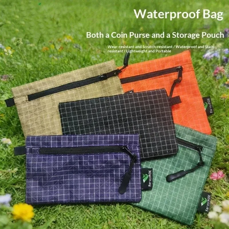 sac de rangement extérieur léger, imperméable, résistant aux déchirures, avec corde, organisateur pliable pour randonnée, plage, pêche