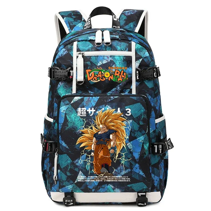 sac à dos d'école imprimé dragon ball z, sac à dos de voyage de grande capacité pour enfants et adolescents