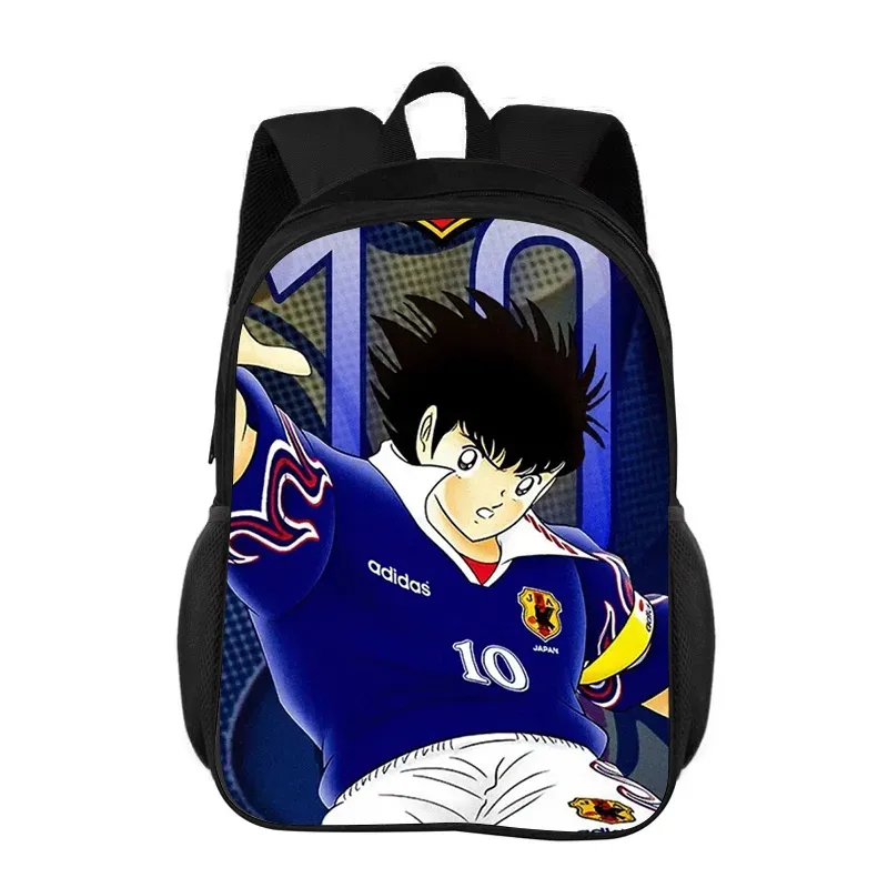 sac à dos captain tsubasa, durable, à la mode, avec fermeture éclair, grande capacité, meilleur cadeau d'anniversaire pour garçon et fille