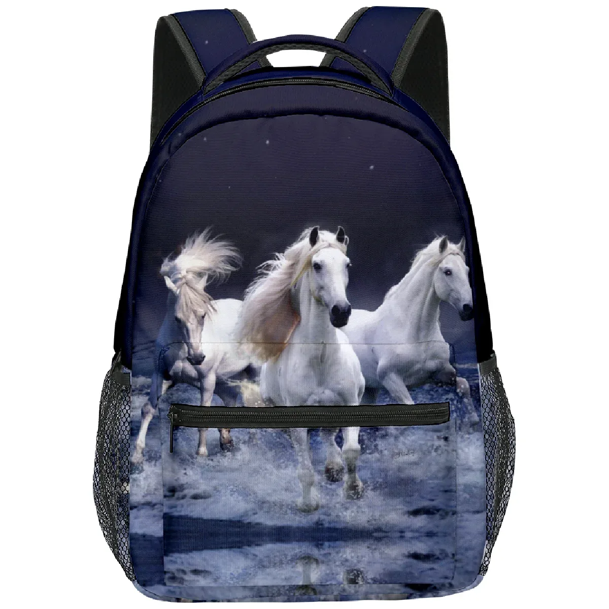 chimpopméthanol-sac à dos étanche pour étudiant, sac à dos pour ordinateur portable, impression 3d, oxford, cheval, licorne, voyage, garçons, filles, nouveauté