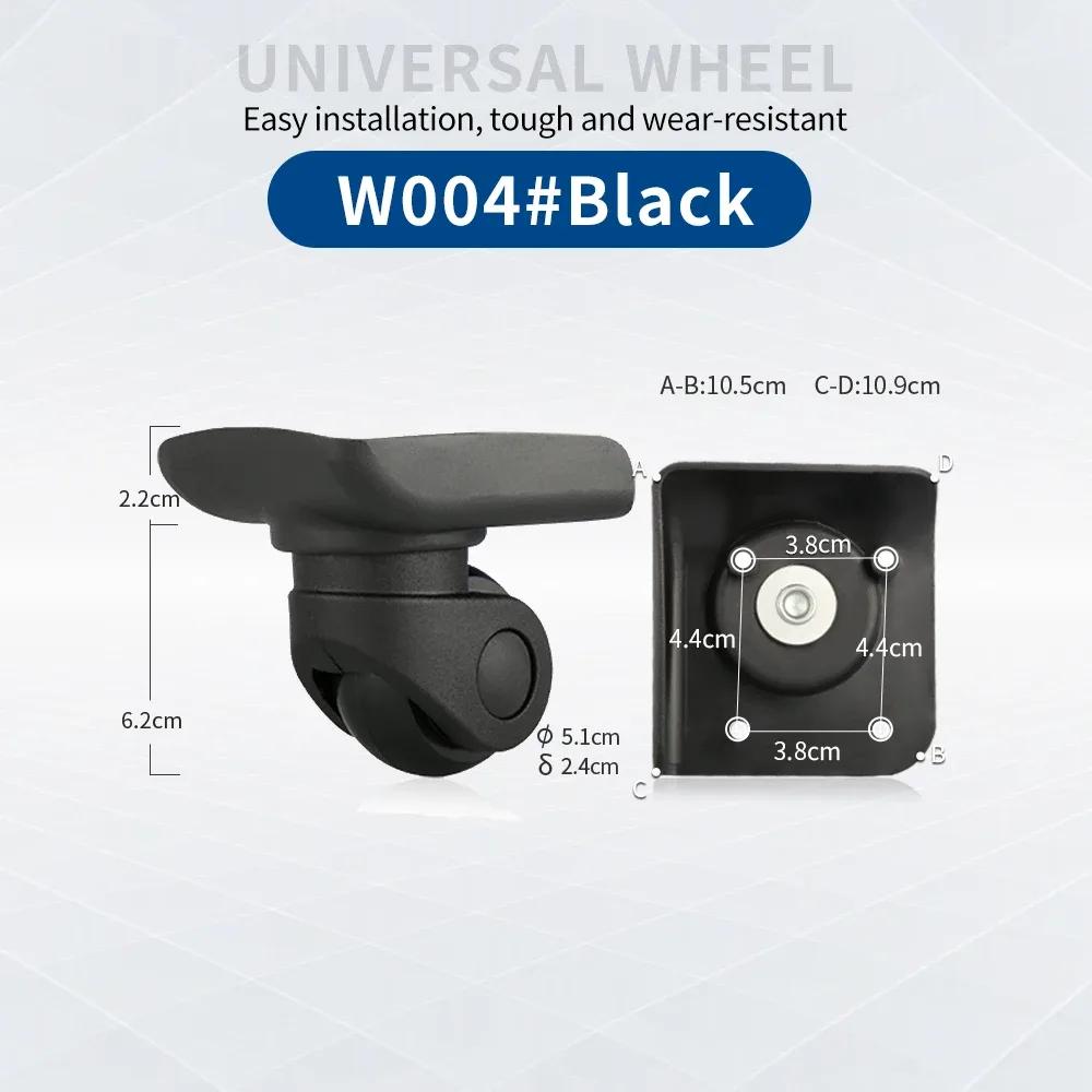 accessoires de roues pour valises, roues universelles pour bagages en cuir, roulettes pour valises à roulettes