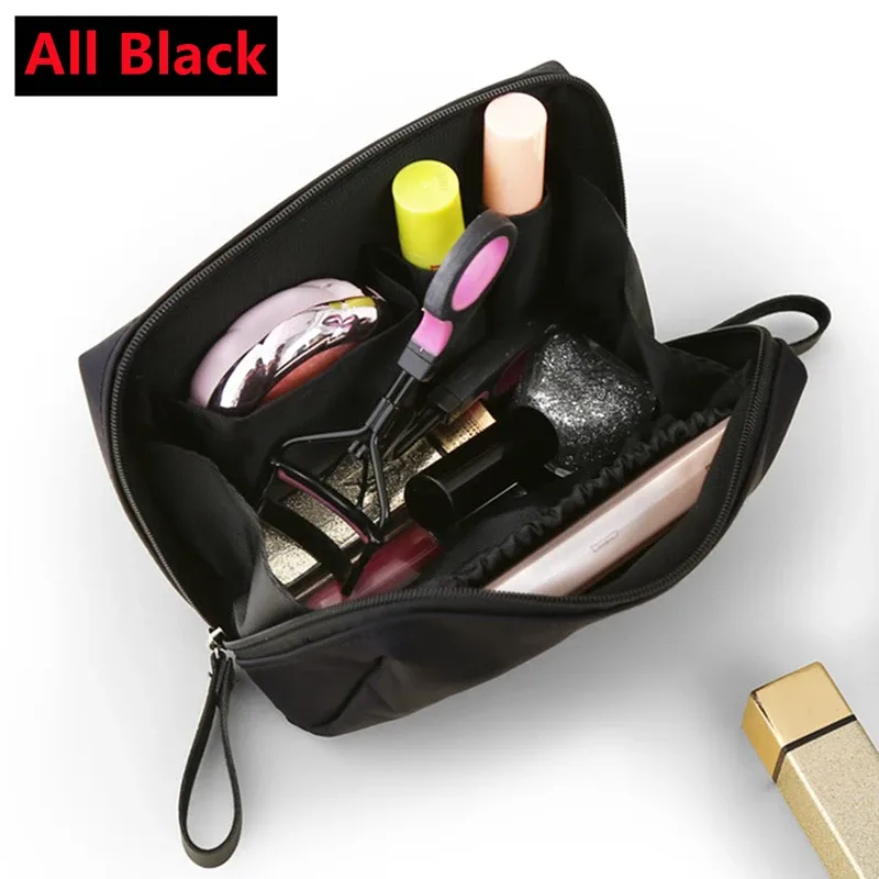nouveauté sac cosmétique simple couleur unie pour femmes trousse de maquillage pochette trousse de toilette étanche maquillage sacs à main étui 2023