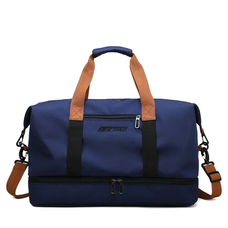 sac de sport de voyage de grande capacité, bagages de courte distance, sacs de fitness portables, sacs à main à bandoulière, sport pour hommes, étanche b